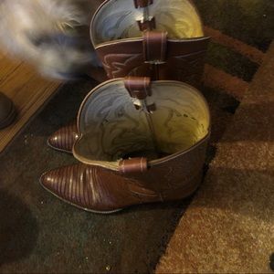 Cowtown Lizard cowboy boots